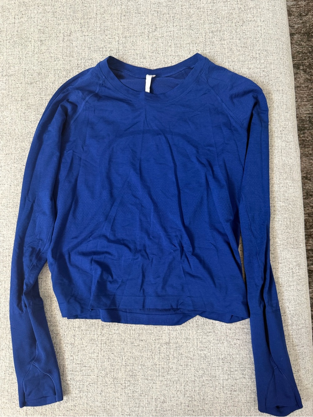 LULULEMON Royal Blue Long Sleeve Crewneck Top
